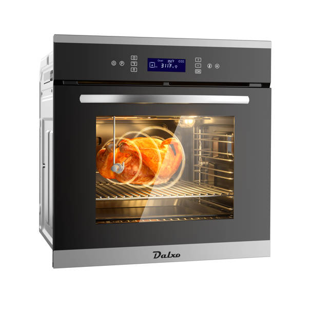 Cosmo 24" 2.5 Cubic Feet Stainless Steel Electric Convection Wall Oven
